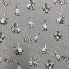 Discover Direct - Cotton Rich Linen Look Fabric, Ducks