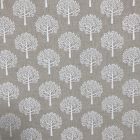 Discover Direct - Cotton Rich Linen Look Fabric, Mulberry Tree White