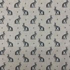 Discover Direct - Cotton Rich Linen Look Fabric Vintage Rabbits