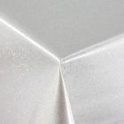 Discover Direct - PVC Oilcloth Tablecloth Glitter White