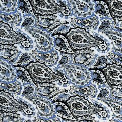 Viscose Twill Chalis Print Dress Fabric Layla, Blue