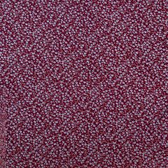 Viscose Twill Chalis Print Dress Fabric Nyra, Sangria