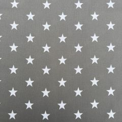 John Louden Clearance Cotton Stars, Grey