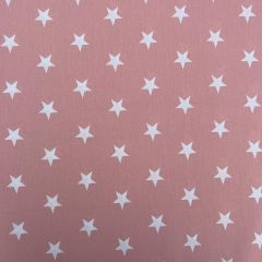 John Louden Clearance Cotton Stars, Pink