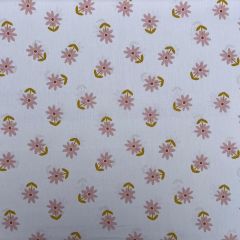 John Louden Clearance Cotton Daisy, White