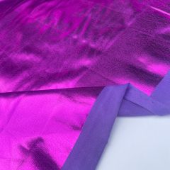 Poly Metallic Spandex Fabric, Purple