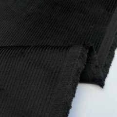 8 Wale Cotton Corduroy, Black