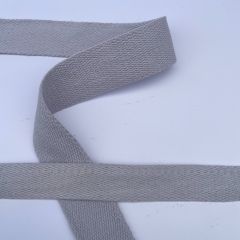 Cotton Bag Strapping 35mm, Silver