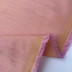 Faux Silk Poly Dupion, Shot Pink