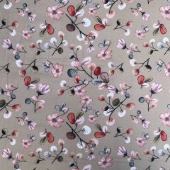 Cotton Lawn Print Fleur, Beige