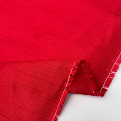 Faux Silk Poly Dupion, Red