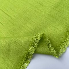 Faux Silk Poly Dupion, Lime Green