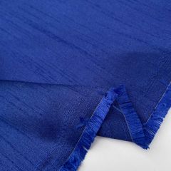 Faux Silk Poly Dupion, Royal Blue