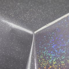 Discover Direct - PVC Oilcloth Tablecloth Glitter Silver