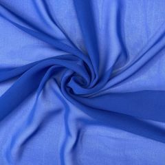 Discover Direct - Polyester Chiffon Fabric, Royal Blue