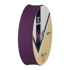 Polycotton Bias Binding Plain 18mm, Plum