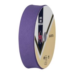 Polycotton Bias Binding Plain 18mm, Purple