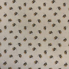 Discover Direct - Cotton Rich Linen Look Fabric digital Pop Art Print, Bumble Bee