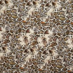 Printed Crafty Cotton Fabric Animal Skin, Python