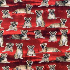 Printed Jersey Fabric Digital Tiger Cub