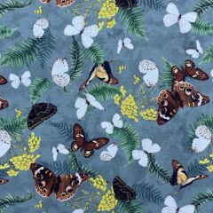 Printed Jersey Fabric Digital Butterflies