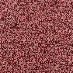 Printed Jersey Fabric Leopard, Coral