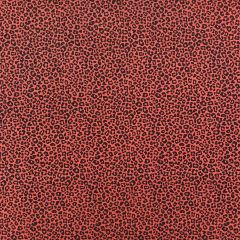 Printed Jersey Fabric Leopard, Brick