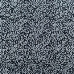 Printed Jersey Fabric Leopard, Dusky Blue