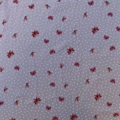 Printed Jersey Fabric Butterfly Dots, Peach