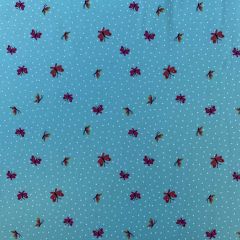 Printed Jersey Fabric Butterfly Dots, Mint