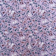 Printed Jersey Fabric Dotty, Pink