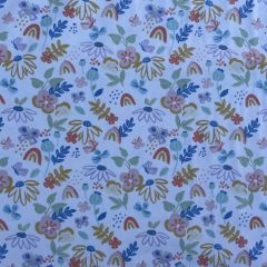 Printed Jersey Fabric Paint Bloom, Cream