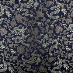 Chinese Brocade Flying Dragon, Gold / Black