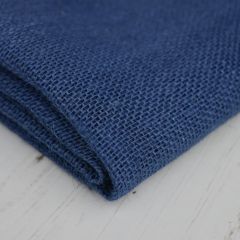 Discover Direct - Soft Hessian Jute Burlap Fabric Royal Blue